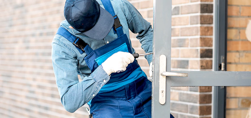 Pivot Storefront Door Locks Installation in Riverside, California